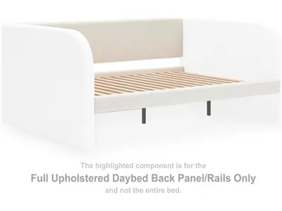 Arloster Full Upholstered Daybed Panel/Rails/Slats
