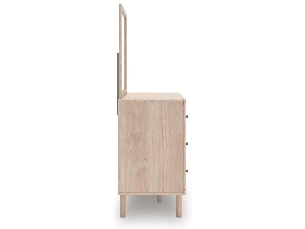 Arloster Twin Upholstered Panel Bed, Dresser and Mirror - image 4