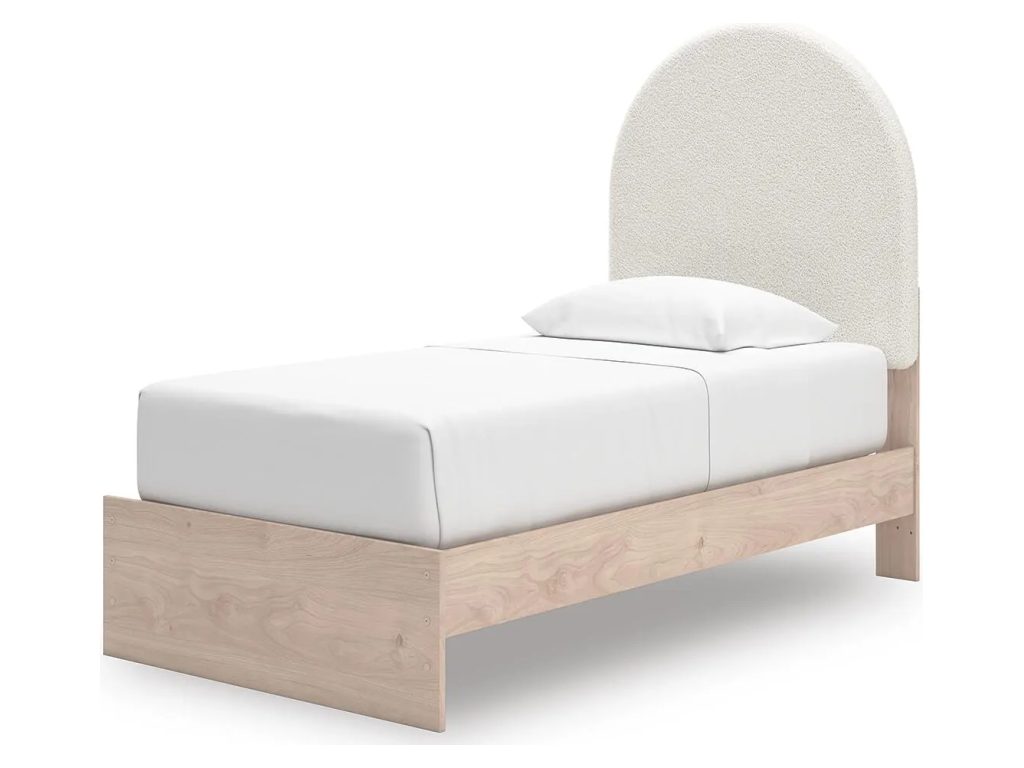 Arloster Twin Upholstered Panel Bed with Storage - image 2