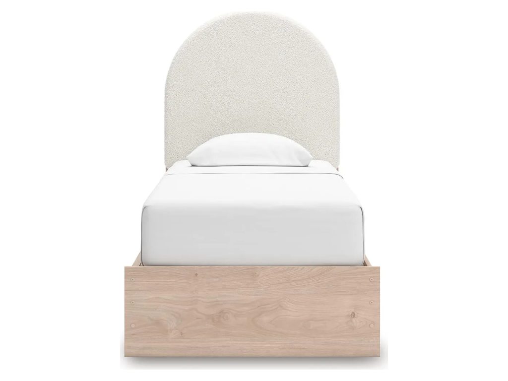 Arloster Twin Upholstered Panel Bed with Storage - image 5