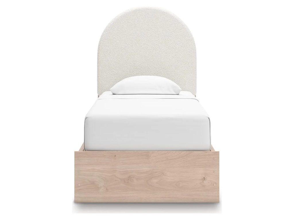 Arloster Twin Upholstered Panel Bed with Storage - image 5