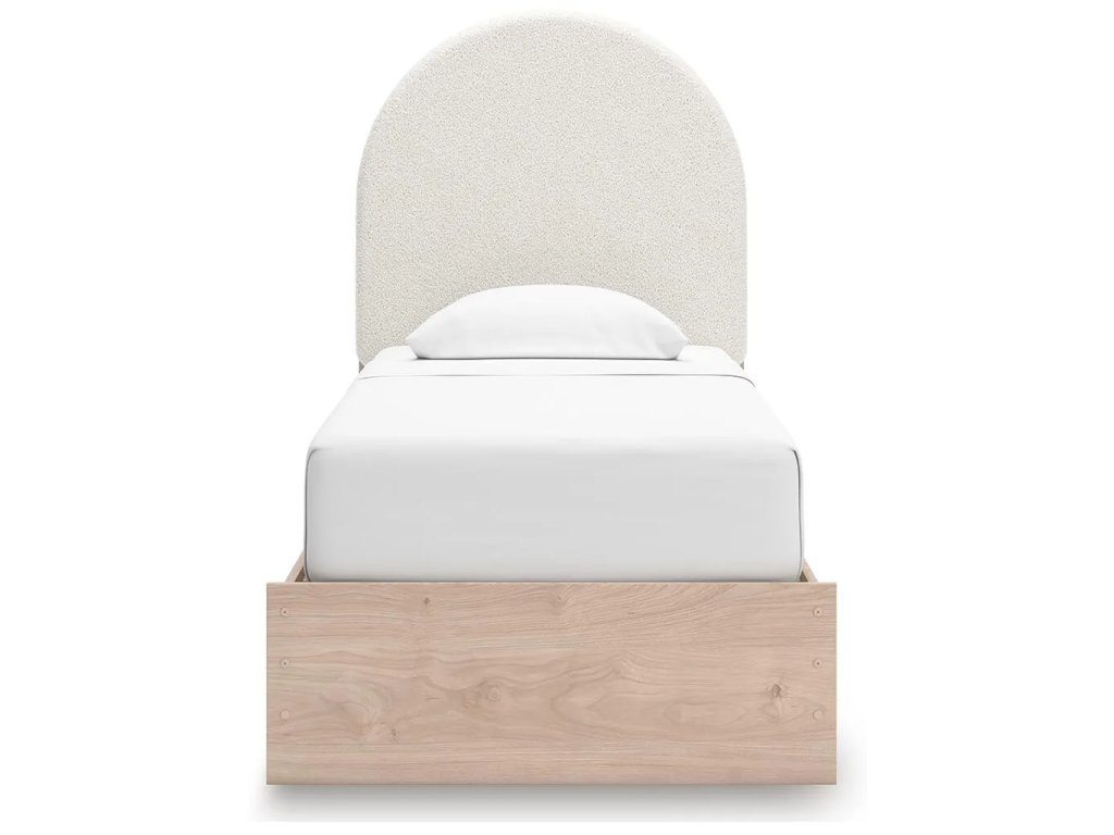 Arloster Twin Upholstered Panel Bed, Dresser and Mirror - image 8