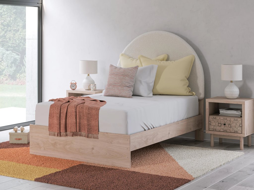Arloster Full Upholstered Panel Bed - image 1