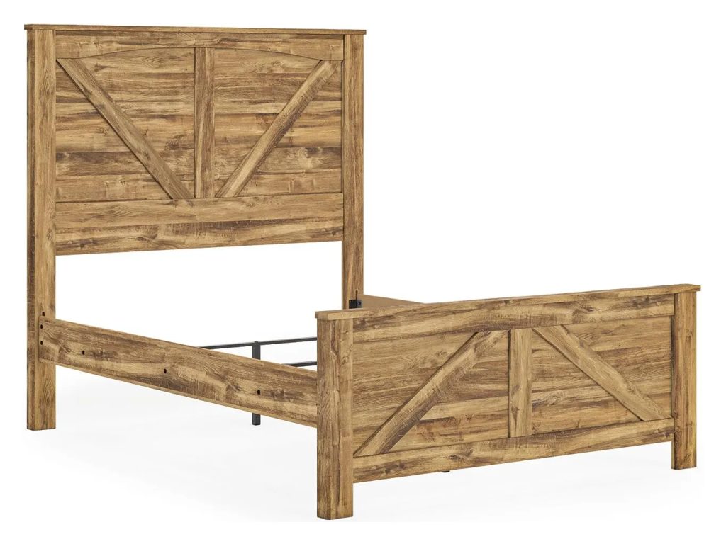 Maystonna Queen Crossbuck Panel Bed - image 3