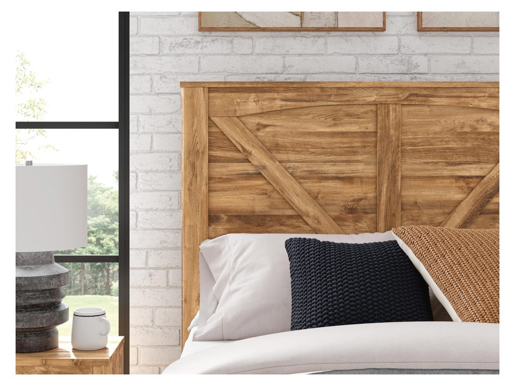Maystonna Queen Crossbuck Panel Bed - image 8