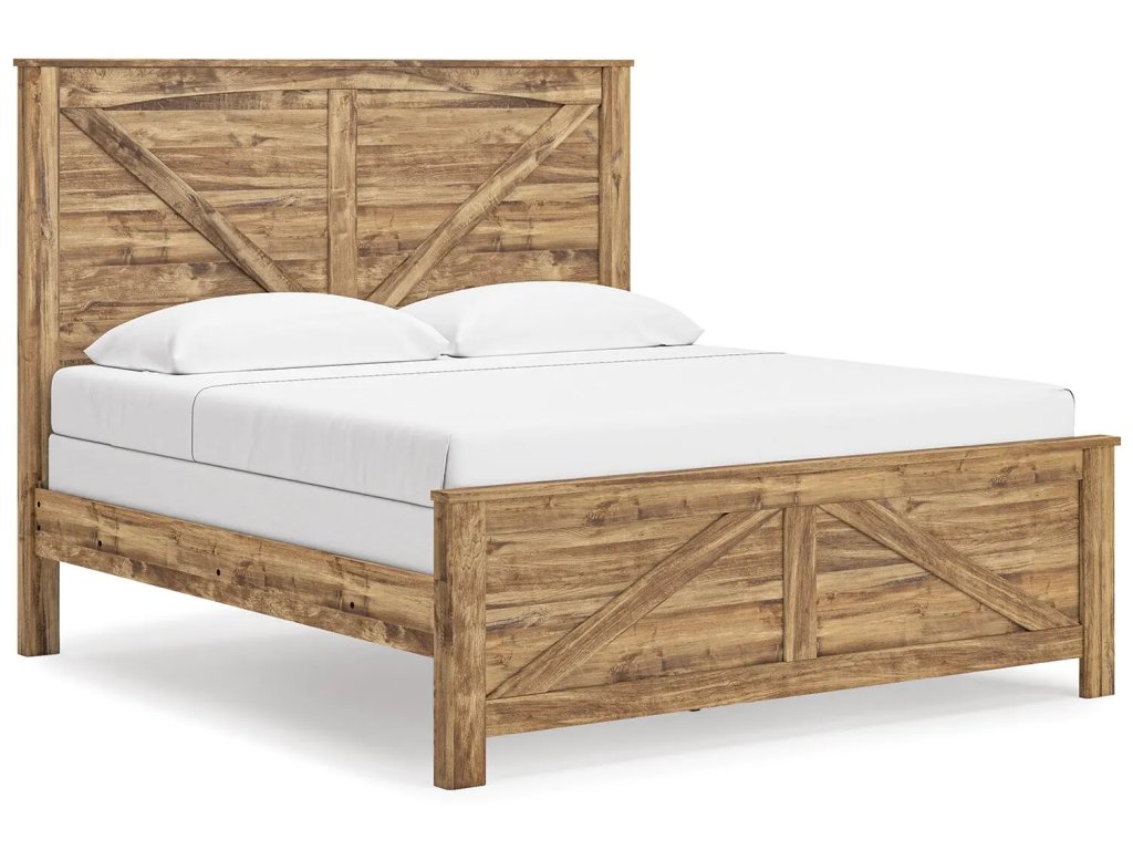 Maystonna King Crossbuck Panel Bed - main image