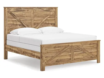 Maystonna King Crossbuck Panel Bed