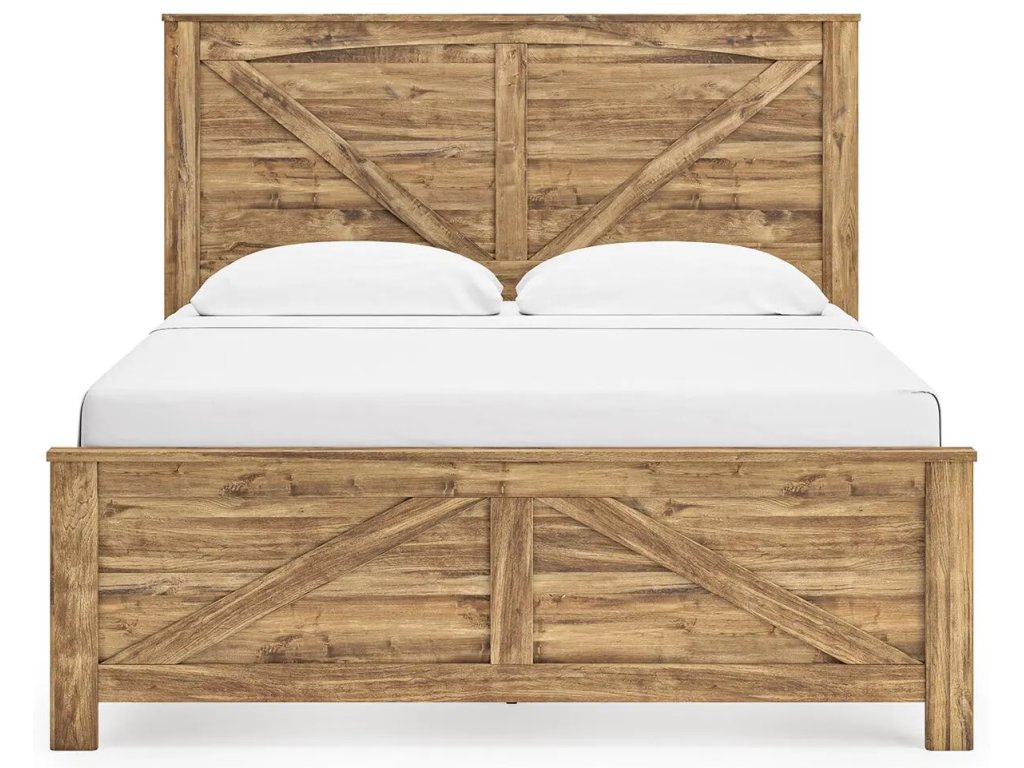 Maystonna King Crossbuck Panel Bed - image 4