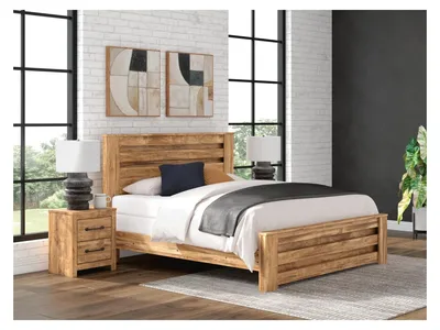 Maystonna King Panel Bed - Alternative View
