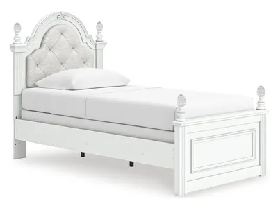 Kozlani Twin Upholstered Panel Bed