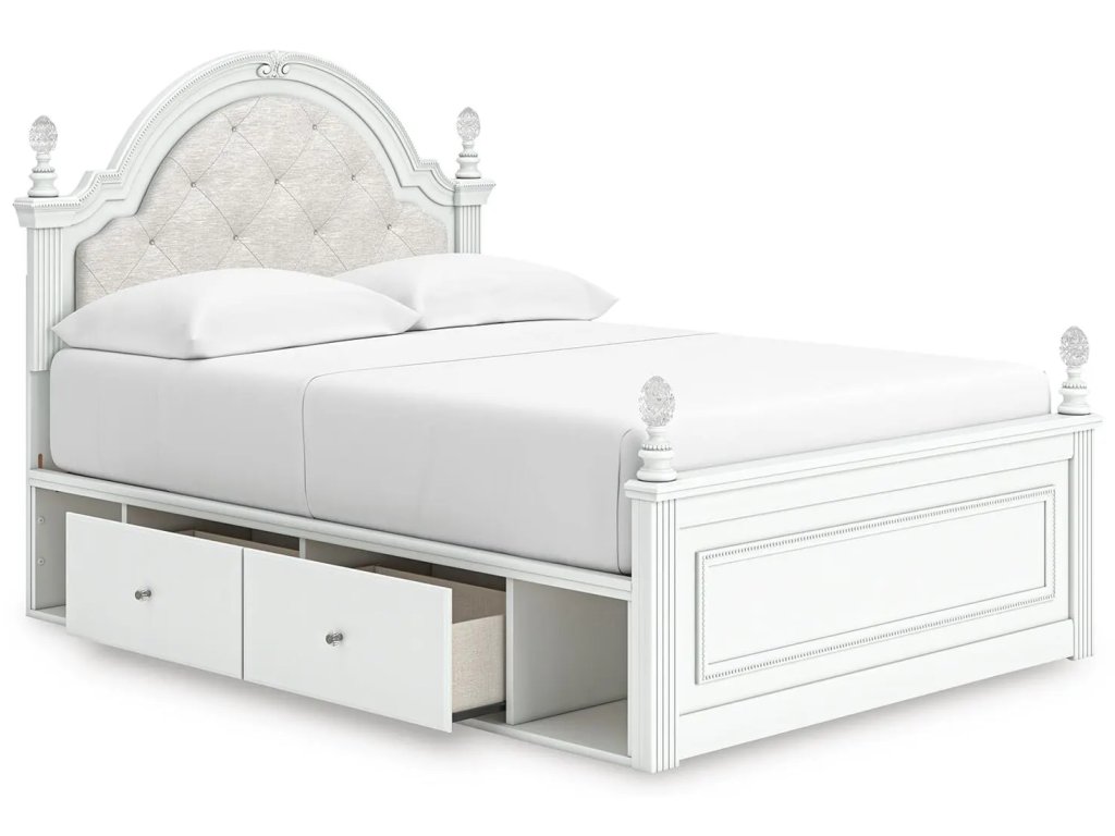 Kozlani Full Upholstered Panel Bed with Storage - image 2