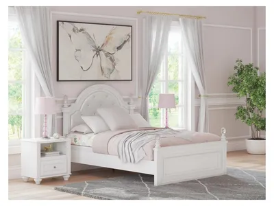 Kozlani Full Upholstered Panel Bed - Alternative View