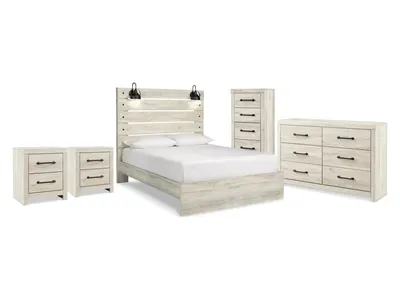 Cambeck Queen Panel Storage Bed, Dresser, Chest and 2 Nightstands
