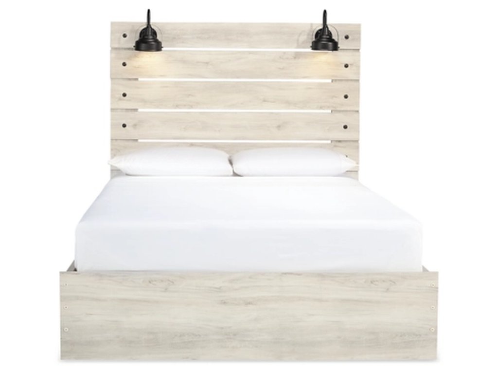 Cambeck Queen Panel Storage Bed and 2 Nightstands - image 1