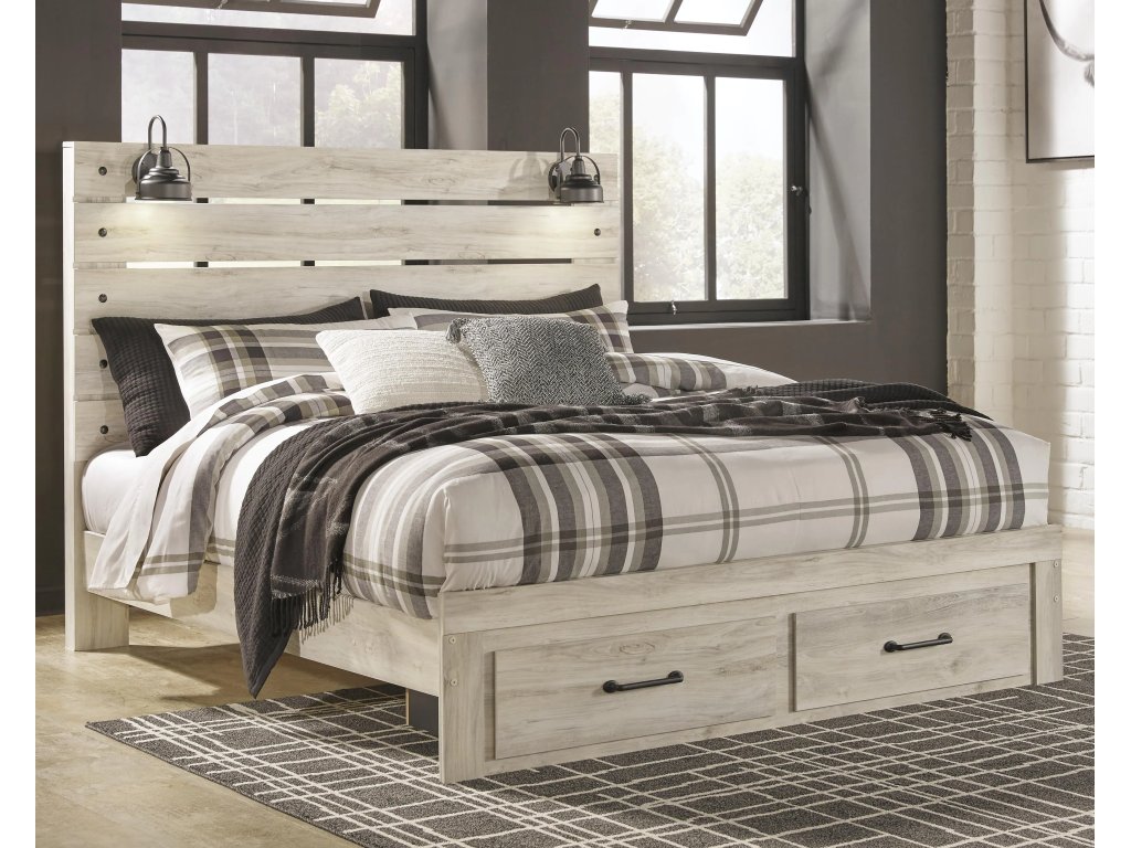 Cambeck King Panel Storage Bed, Dresser, Mirror and Nightstand - image 15