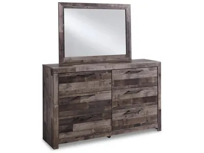 Derekson Full Panel Bed, Dresser and Mirror - Alternative View