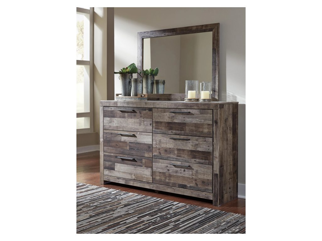 Derekson Full Panel Storage Bed, Dresser, Mirror and Nightstand - image 4