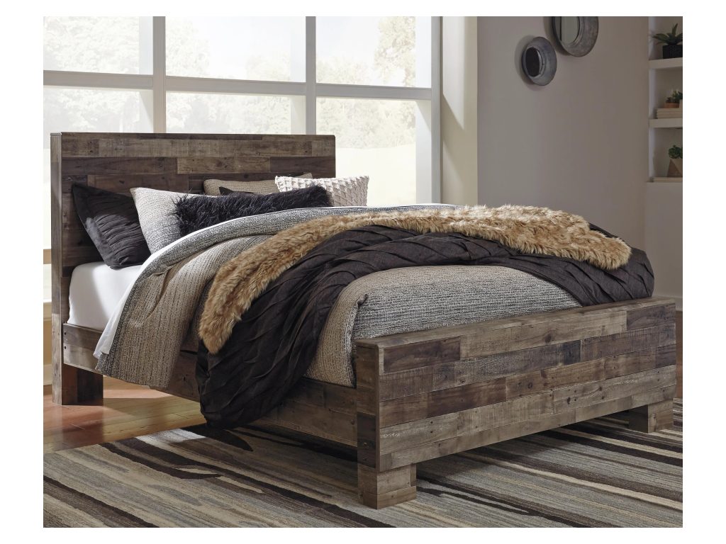 Derekson Queen Panel Bed, Dresser and Mirror - image 7