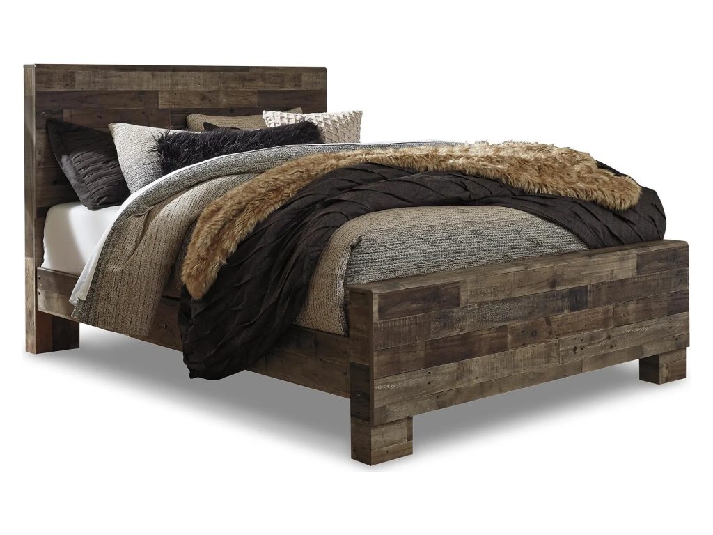 Derekson Queen Panel Bed, Dresser and Mirror - image 3