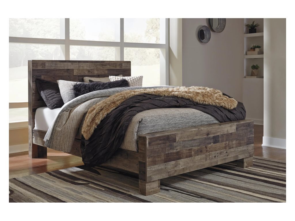 Derekson Queen Panel Bed, Dresser and Mirror - image 8