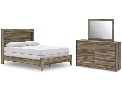 Elbrim Queen Panel Bed, Dresser and Mirror