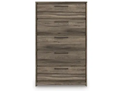 Elbrim King Panel Storage Bed, Chest and Nightstand - Alternative View
