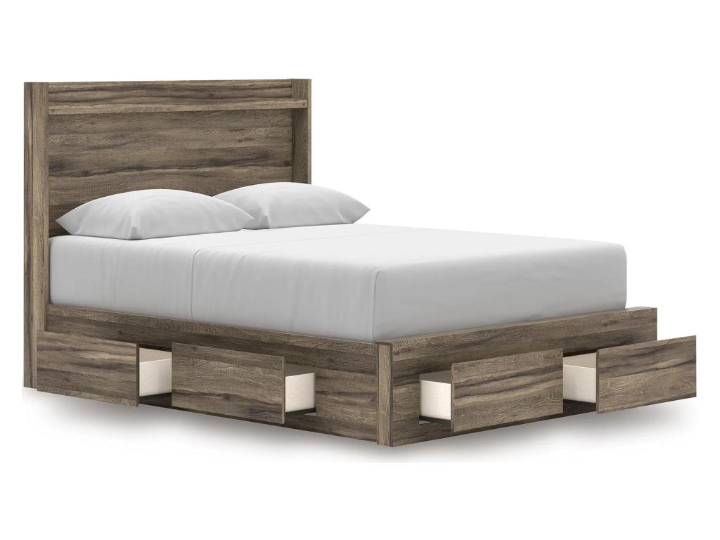 Elbrim Queen Panel Storage Bed, Dresser and Mirror - image 9