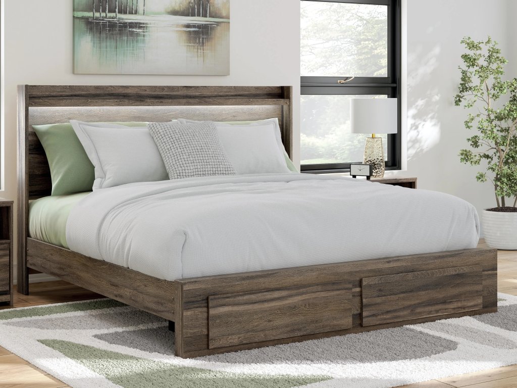 Elbrim King Panel Storage Bed, Chest and Nightstand - image 25