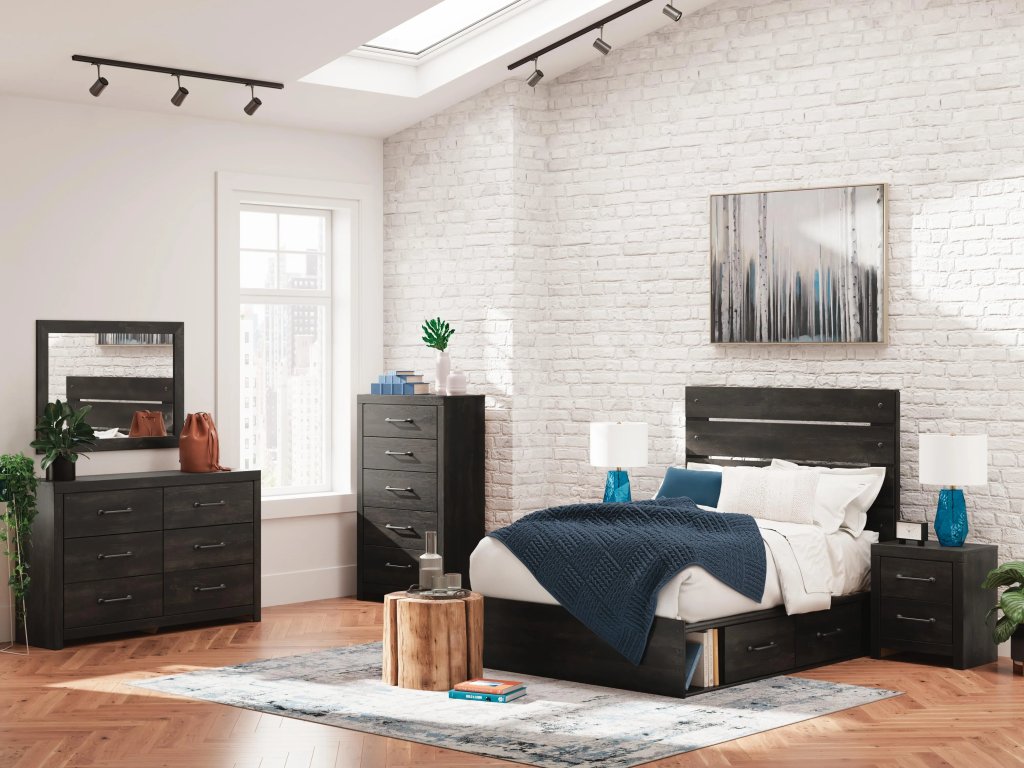 Hollivern Full Panel Bed with Storage - image 11