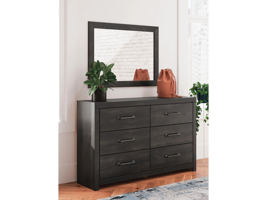 Hollivern Twin Panel Bed, Dresser and Mirror - image 14