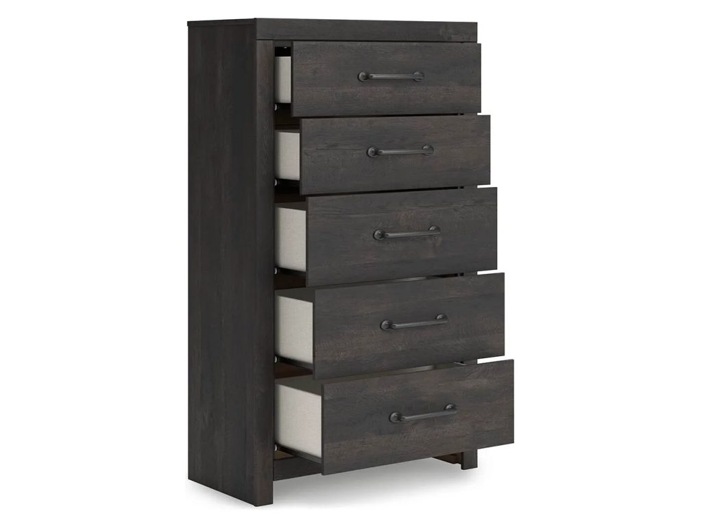 Hollivern Twin Panel Storage Bed, Dresser, Mirror and Chest - image 10
