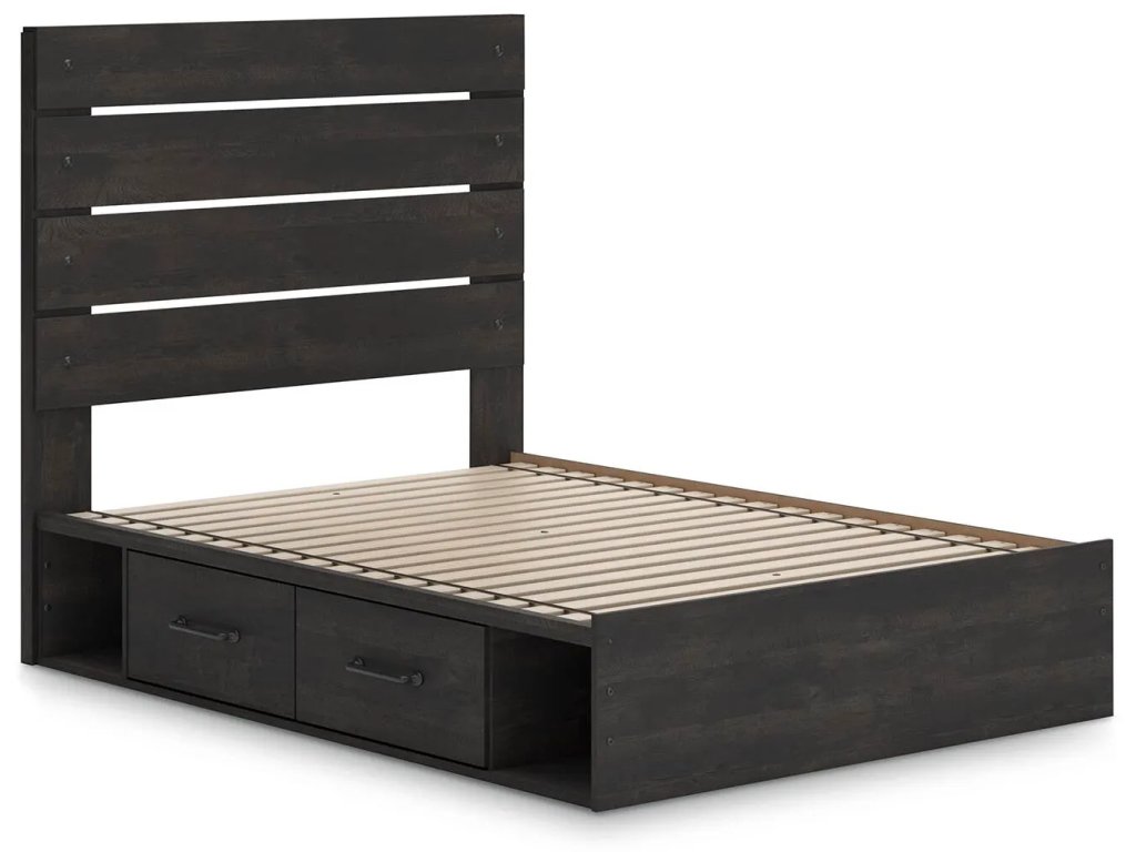 Hollivern Full Panel Bed with Storage - image 2
