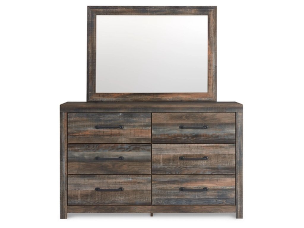 Drystan Full Bookcase Bed, Dresser, Mirror, Chest and Nightstand - image 1