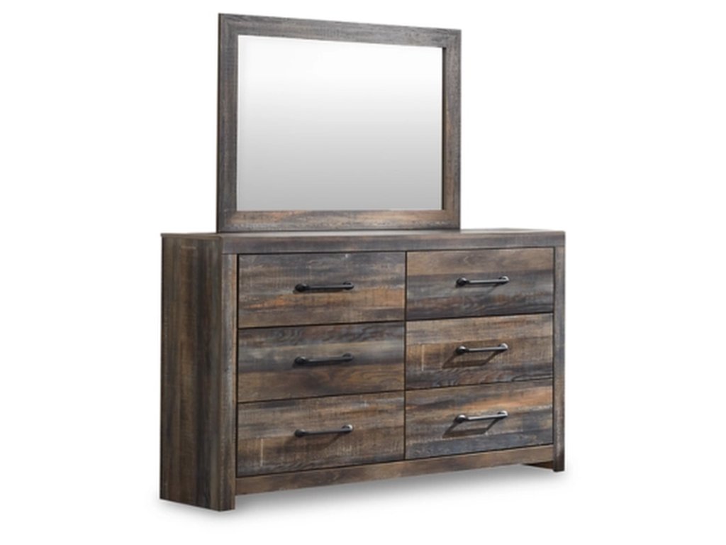 Drystan Full Bookcase Bed, Dresser, Mirror, Chest and Nightstand - image 2