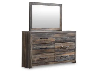 Drystan King Panel Storage Bed, Dresser, Mirror and Nightstand - Alternative View