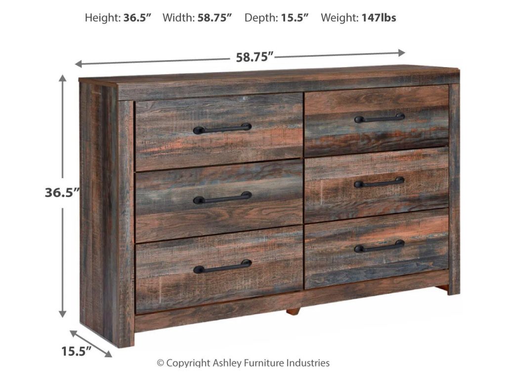 Drystan Queen Panel Bed, 2 Dressers, Mirror and 2 Nightstands - image 4