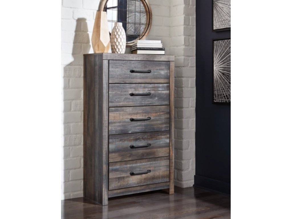 Drystan Queen Bookcase Bed, Dresser and Chest - image 9