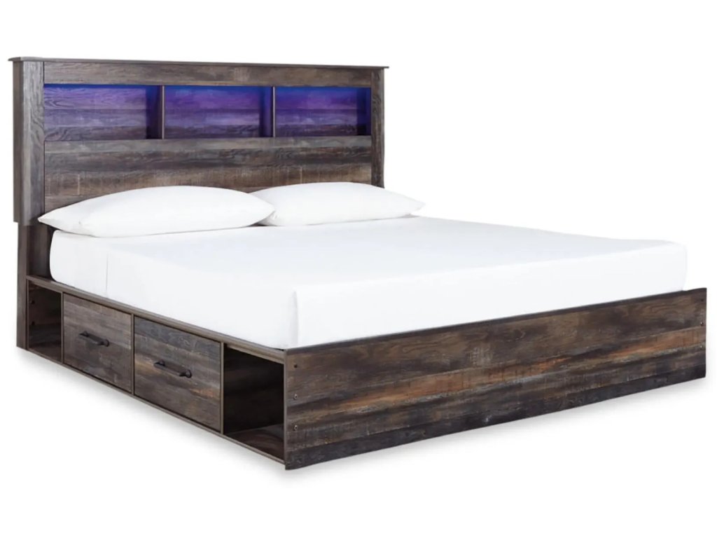 Drystan King Panel Storage Bed, Dresser, Mirror and Nightstand - image 2