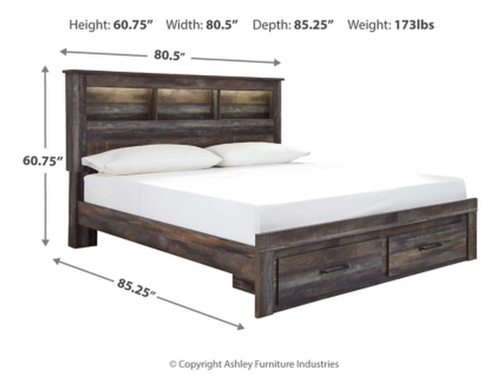 Drystan King Bookcase Storage Bed, Dresser, Mirror, Chest and Nightstand - image 9