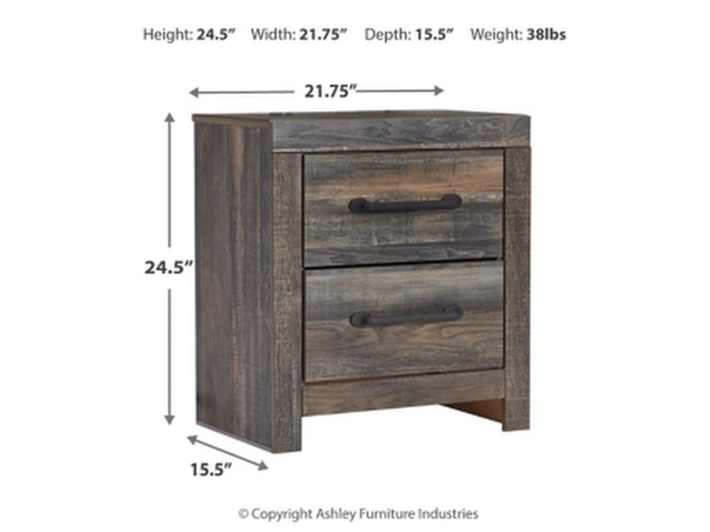 Drystan King Bookcase Storage Bed, Dresser, Mirror, Chest and 2 Nightstands - image 9