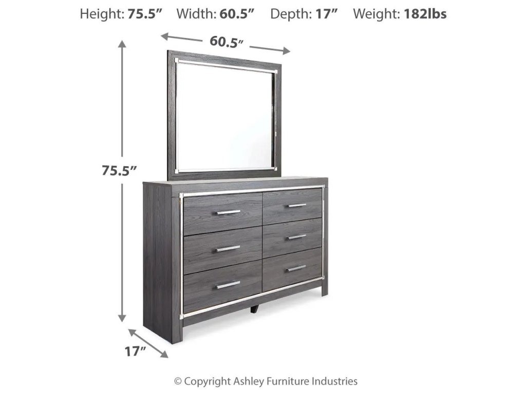 Lodanna Full Storage Bed, Dresser, Mirror and 2 Nightstands - image 4