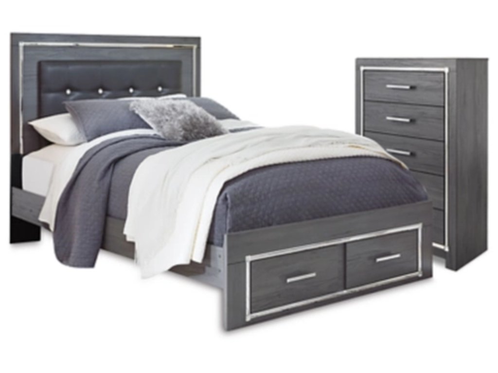 Lodanna Queen Panel Storage Bed and Chest - main image