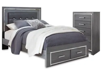 Lodanna Queen Panel Storage Bed and Chest