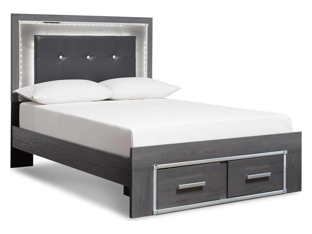 Lodanna Full Upholstered Panel Storage Bed and Chest - image 3