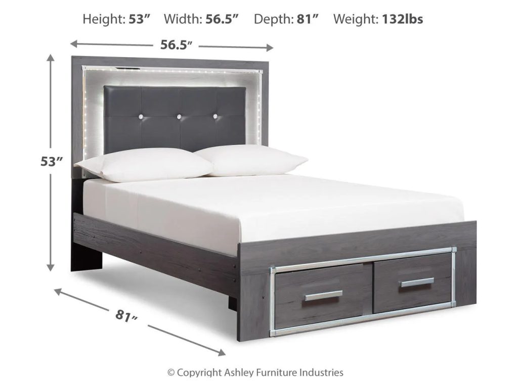 Lodanna Full Upholstered Panel Storage Bed and Chest - image 4