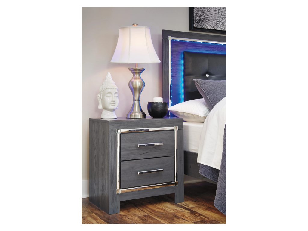 Lodanna King Storage Bed and Nightstand - image 4