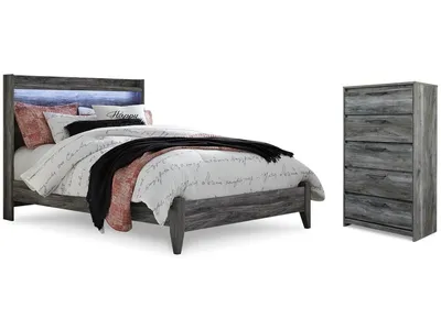 Baystorm Queen Panel Bed and Chest