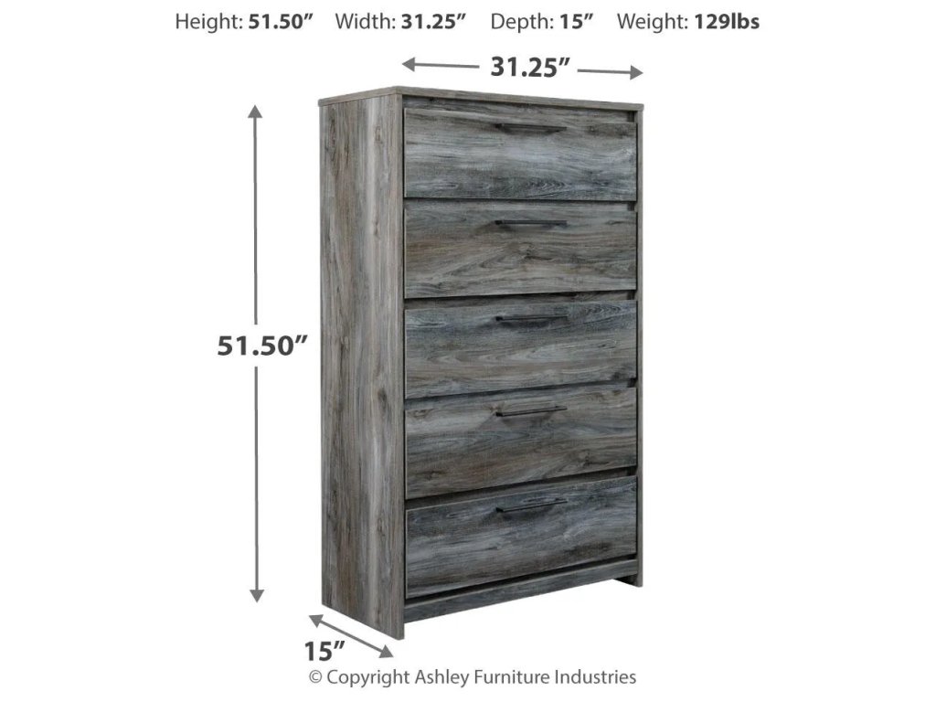 Baystorm 2 Twin Panel Beds, 2 Mattresses, 2 Foundations, and Chest - image 8