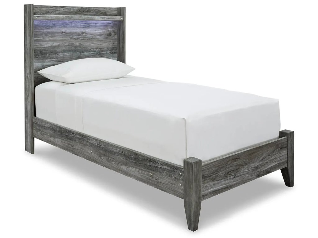 Baystorm 2 Twin Panel Beds, 2 Mattresses, 2 Foundations, and Chest - image 1