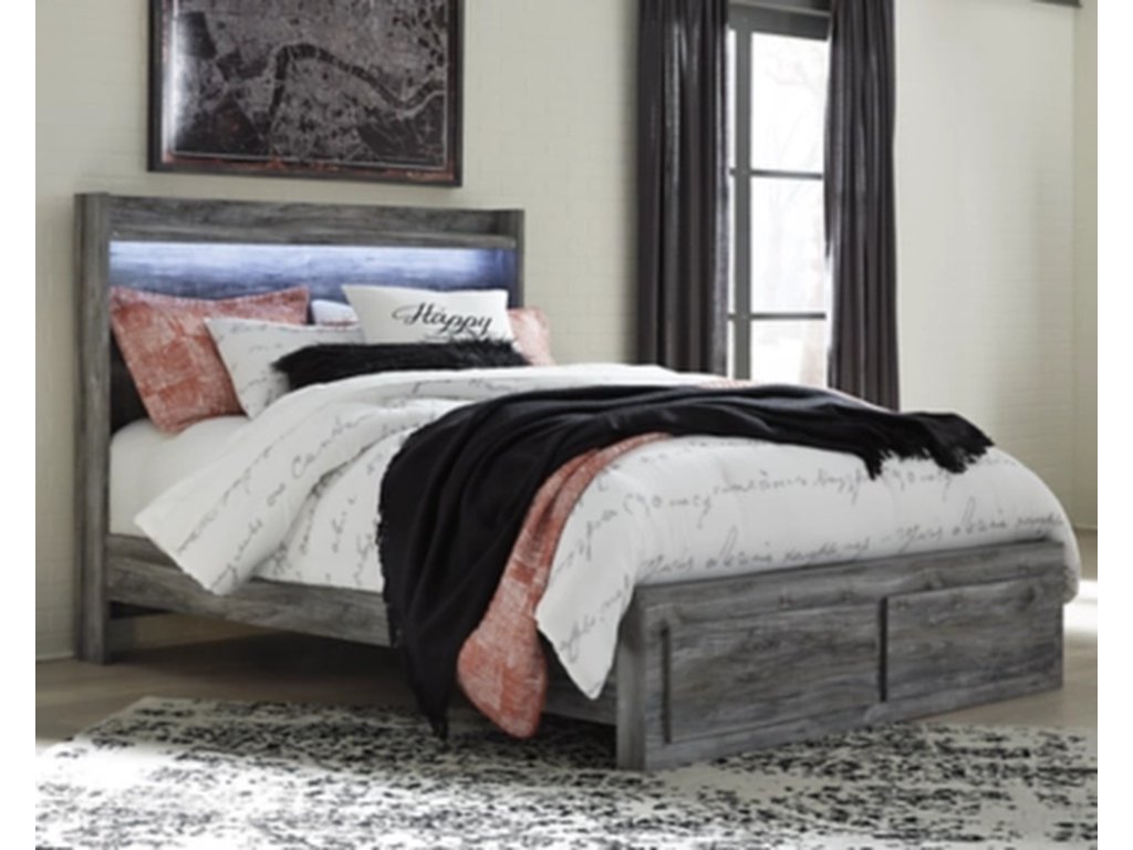 Baystorm Queen Panel Storage Bed and 2 Nightstands - image 6